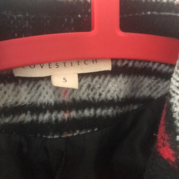 wool midi length synched belt long jacket - Picture 6 of 7